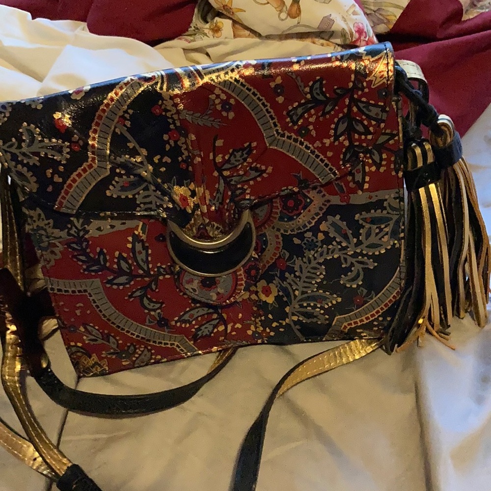 Van Sannio Leather Tri Provencal Escape Purse Bag